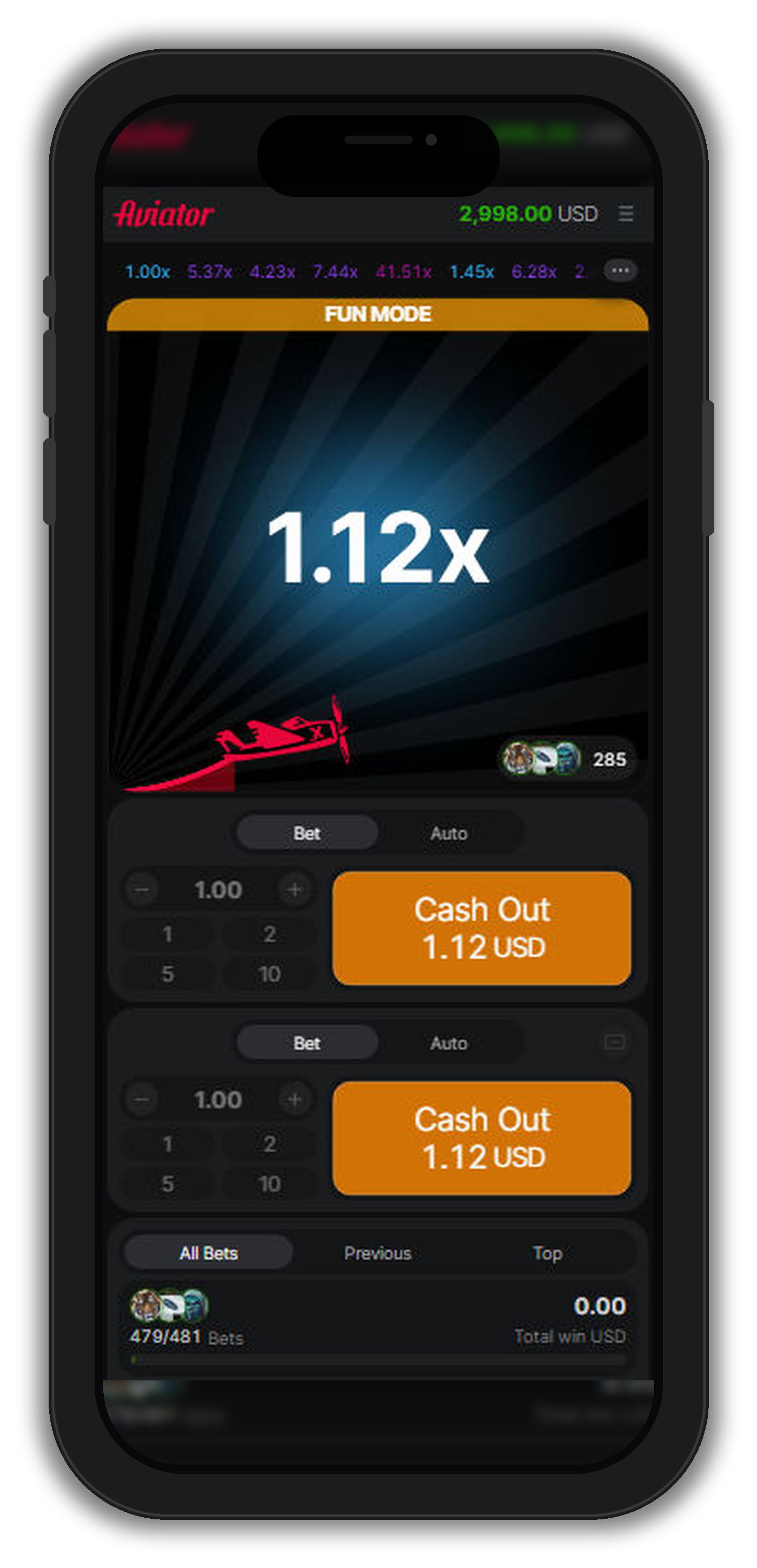 Game screen